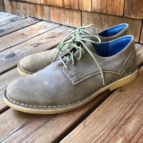 Mark Nason Navy Suede Oxfords with Tan Laces Men main image 3